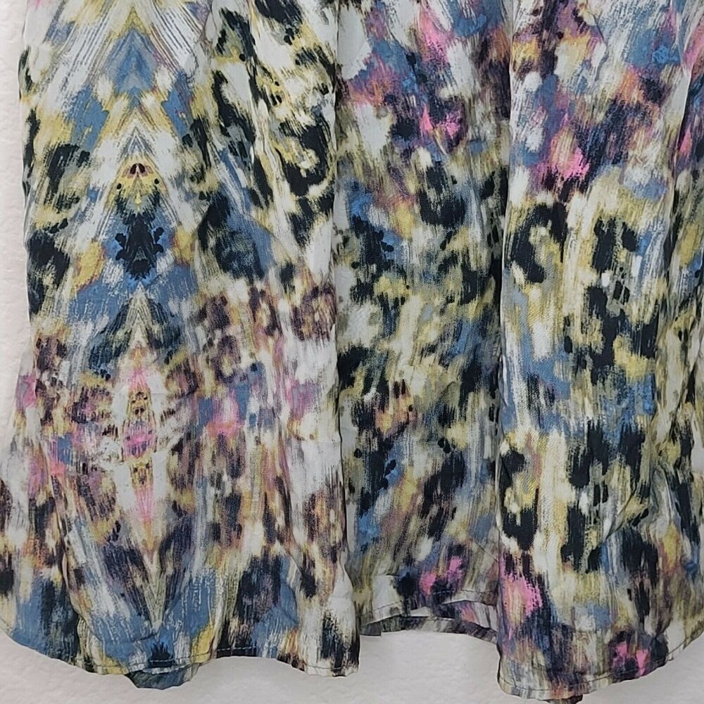 Mimi Chica Dress Juniors Medium Black Colorful Ombre Tie Dye Mini Casual Summer - Picture 12 of 12